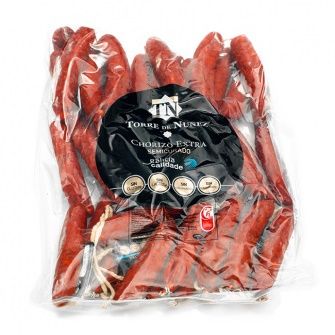 CHORIZO EXTRA GALLEGO SEMICURADO KG.